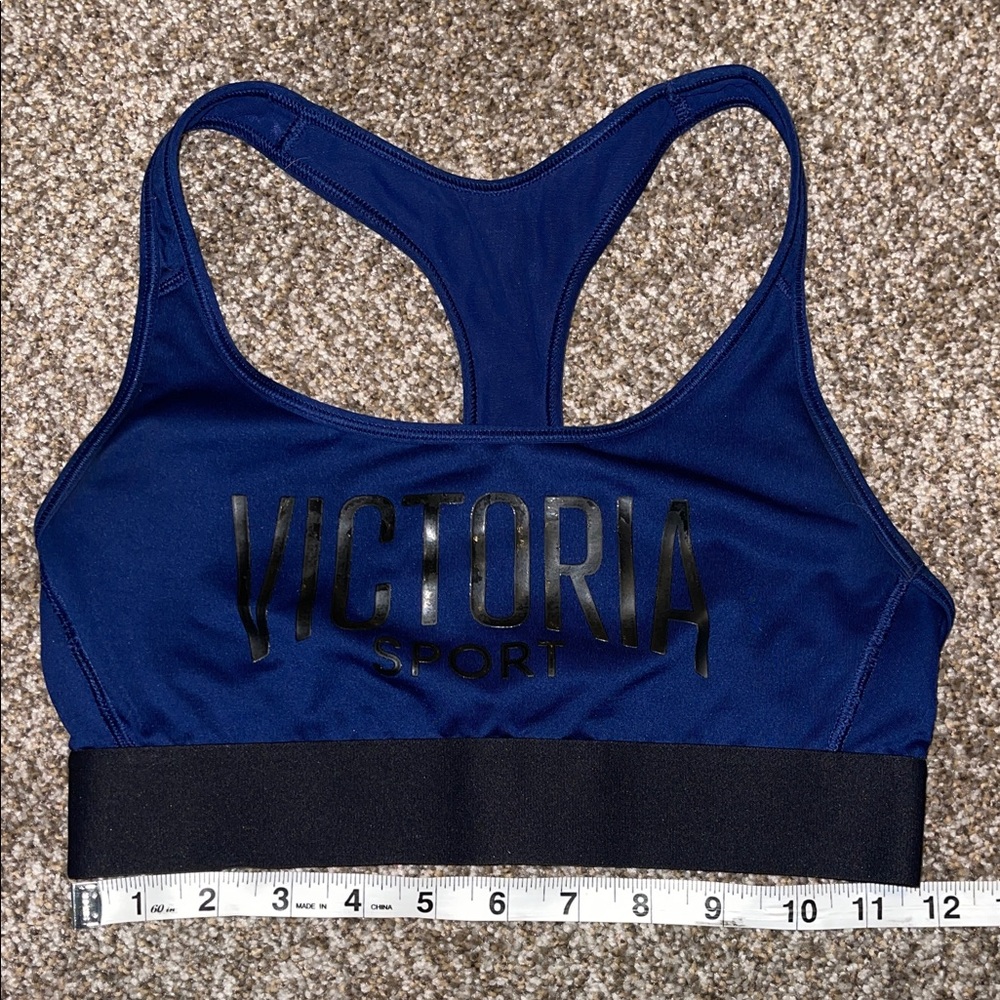 Victoria's Secret Racerback Sports Bra Set - Navy, Plum, marled black, White - Picture 8 of 14